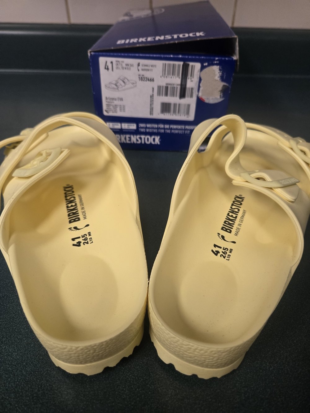 Birkenstock Women's EVA Sandals in Soft Yellow